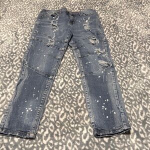 Stylish Kids Distressed Blue Jeans